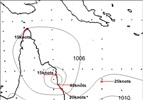  Cape Tribulation Cyclone, 1934 - sea level analysis